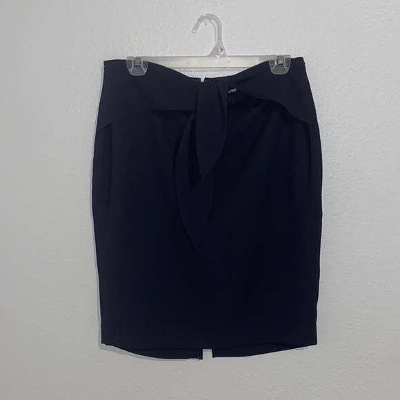 Tie front pencil skirt - Picture 1 of 4